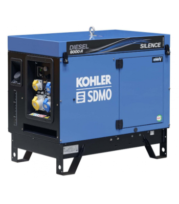 KOHLER 6000A SILENCE AVR C5 DIESEL INDUSTRIAL GENERATOR c/w KOHLER KD15-440E_C5 ENGINE
