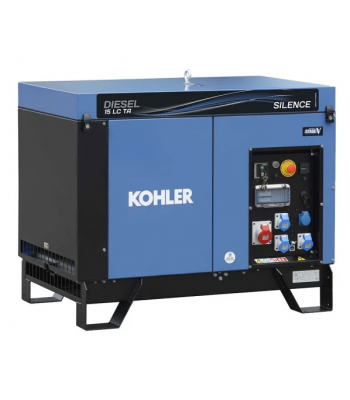 KOHLER DIESEL INDUSTRIAL GENERATOR 15 LC TA SILENCE C5 GENERATING SET c/w KOHLER KDW702-H_C5 ENGINE