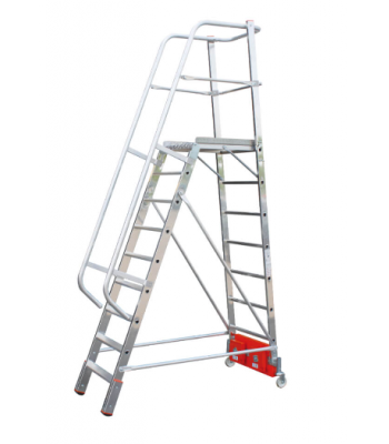 KRAUSE STABILO PLATFORM LADDER VARIO COMPACT STABILISER WIDTH 750MM 5 STEPS