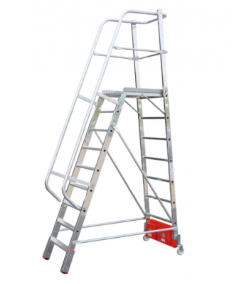 KRAUSE STABILO PLATFORM LADDER VARIO COMPACT STABILISER WIDTH 750MM 8 STEPS