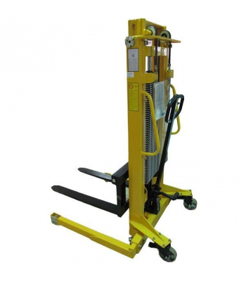 TUV 1.6m 1000kg Manual Stacker Truck with Adjustable Base Legs - SFH1016AG