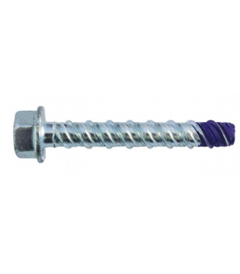 DEWALT BLUE-TIP 2 SCREW-BOLTS™ HEX HEAD ZINC PLATED PER 50