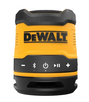DEWALT DCR009 Bluetooth Mono Speaker USB-C