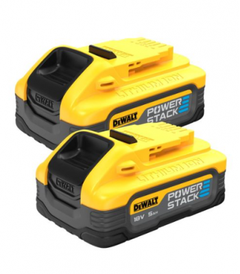 DEWALT DCBP518H2 18V XR POWERSTACK 5AH BATTERY TWIN PACK