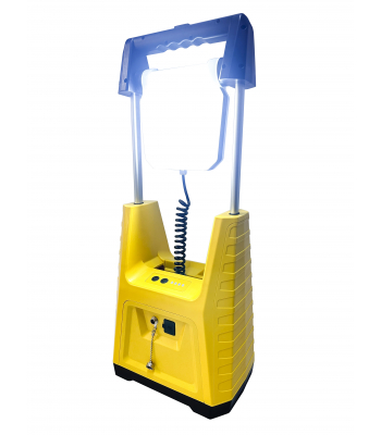 LUMER LED IP54 Double Sided Rechargeable Portable Site Lighting Unit 6500K – Code LM05880