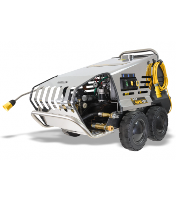 V-TUF RAPID MSH 110v Professional Hot Water Industrial Mobile Pressure Washer - 100Bar, 8L/min - Code RAPIDMSH110V