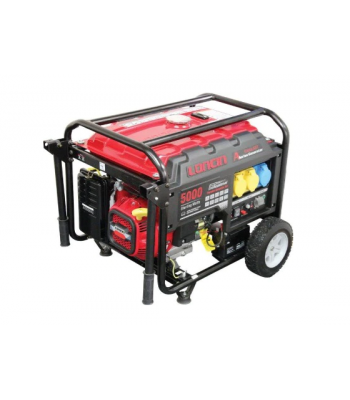 LONCIN LC5000D-AS5 PETROL 4KW GENERATOR C/W WHEEL KIT – ELECTRIC START