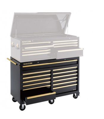 Clarke CBB230BGC Extra Large HD Plus 13 Drawer Tool Cabinet (Black & Gold) - Code 7638107