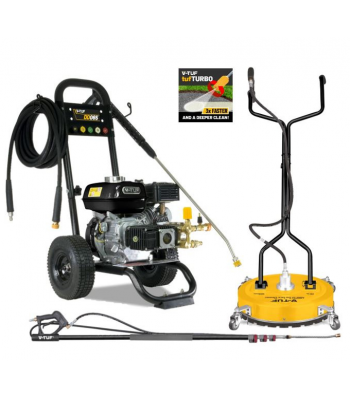 V-TUF DD065 PETROL PRESSURE WASHER 6.5HP HONDA- 160BAR 13.2L/M SUPER SERIES PUMP - PROPERTY MAINTENANCE BUNDLE - CODE DD065-KIT4