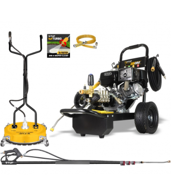 V-TUF GB080 Industrial 9HP Gearbox Driven Pressure Washer 200Bar, 15L/min + Property Maintenance Starter Kit Bundle - Code GB080-KIT3