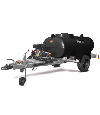 V-TUF DELUGE 10HP 3000psi, 200bar, 15L/min Gearbox Driven YANMAR DIESEL 1125 ltr Highway Trailer Bowser Pressure Washer (Electric Key Start) - Code DELUGE1125HWTD10GB