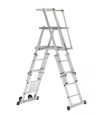 BoSS 2651500 TeleguardPLUS 5 Rung Telescopic Platform Ladder
