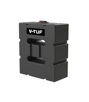 V-TUF SLIMLINE DELUGE 500 LITRE BLACK BAFFLED WATER BOWSER TANK CODE - SLIMD500