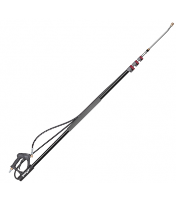 V-TUF EXTENDABLE LANCE 2.5 TO 8 METRES - COMES WITH BELT, GUTTER & ROOF CLEANING ATTACHMENTS 400BAR 150°C CODE - T2.9800G-KIT1