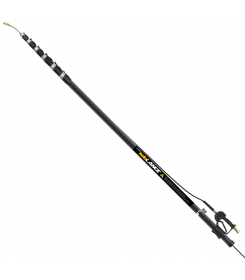 V-TUF GCX42CF teleLANCE CARBON FIBRE TELESCOPIC LANCE 2.5 UP TO12.8 METRES - COMES WITH BELT & GUTTER CLEANING ATTACHMENT - CODE T2.GCX42CF