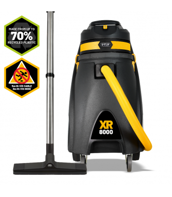 V-TUF XR8000 110V 80L 1700W High Performance Wet & Dry Industrial Vacuum Cleaner - Made from 70% Recycled Plastic - Code XR8000-110