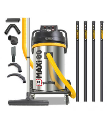 V-TUF MAXi - 80L H-Class 240v 3500w Dust Extraction Vacuum Cleaner - 10M HIGH-LEVEL CLEANING KIT - CODE MAXIH80240KIT2