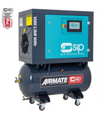 SIP VSDD 2.2kW 8bar 160ltr Screw Compressor - Code 08254