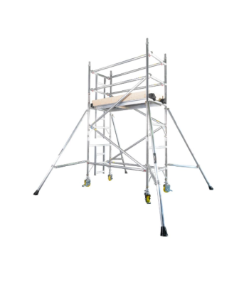 BoSS Ladderspan Single Width Aluminium Access Tower - 1.8m Length - 4.2m Working Height - 301522