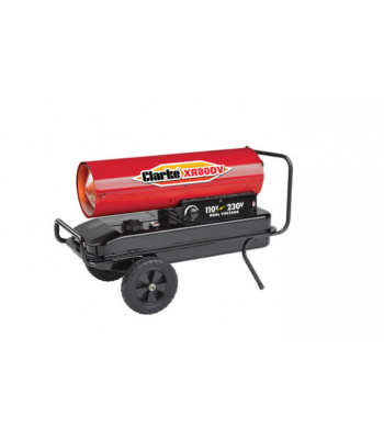 Clarke XR80DV 20.5kW Paraffin/Diesel Dual Voltage Industrial Space Heater (110V/230V) - 6931019