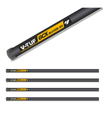 V-TUF GCX ALU 1.25M 32mm HIGH LEVEL & GUTTER CLEANING POLE - 1pc - Code GCXALU125-32