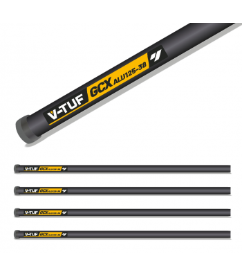 V-TUF GCX ALU 1.25M 38mm HIGH LEVEL & GUTTER CLEANING POLE - 1pc - Code GCXALU125-38
