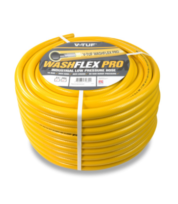 V-TUF 50m 3/4 inch  10 BAR WASHFLEX PRO WATER SUPPLY HOSE & KCQ COUPLING KIT CODE - BF3450-KIT1