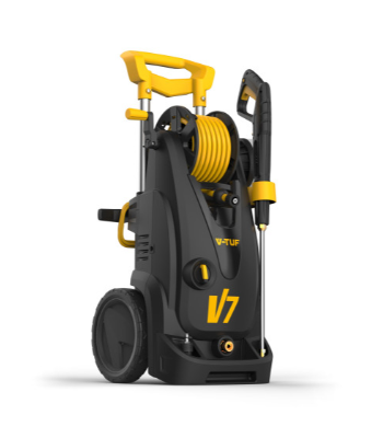 V-TUF V7110 V7 110v 150Bar, 6L/min Tough DIY Site Electric Pressure Washer - With Professional Accessories & 10M Hose Reel - Code V7110