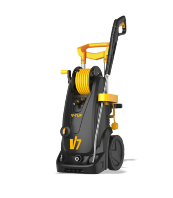 V-TUF V7240 V7 240v 195Bar, 7.2L/min Tough DIY Electric Pressure Washer - With Professional Accessories & 10M Hose Reel - Code V7240