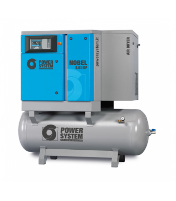 NOBEL 5.510-270 DF 5.5kW 10 Bar With Receiver & Dryer Fixed Speed Compressor