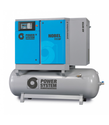 NOBEL 1108-500 DF 11kW 8 Bar With Receiver & Dryer Fixed Speed Compressor
