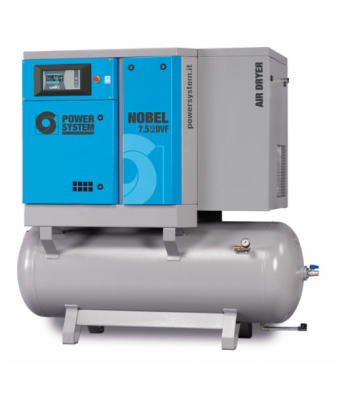 NOBEL 7.510-270 DVF 7.5kW 10 Bar 270Lt Receiver Variable Speed & Dryer
