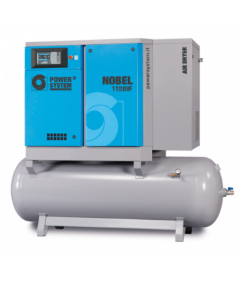 NOBEL 1108-500 DVF 11kW 8 Bar 500Lt Receiver Variable Speed & Dryer