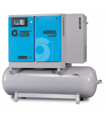 NOBEL 1513-500 DVF 15kW 10 Bar 500Lt Receiver Variable Speed & Dryer
