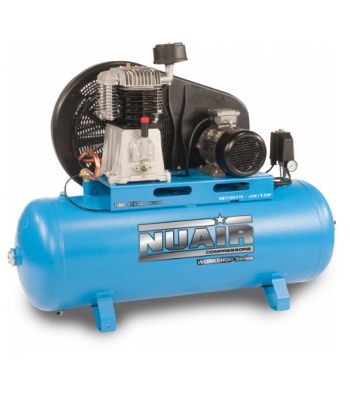NUAIR NB7/200 FT 5, 4kW/5.5Hp 10 Bar, 200Lt Receiver, 400v Compressor