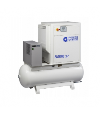Fleming 2.208-270 DF, 2.2kW, 8 Bar, 270Lt Receiver & Dryer 400V
