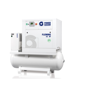 Fleming 5.508-270 DF, 5.5kW, 270Lt Receiver & Dryer 400V