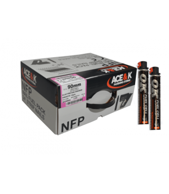ACE & K NFP-AK 3.1 X 90MM GALVANISHED SMOOTH 2200 NAILS to suit Paslode IM350 and any other Gas Framing Nailers