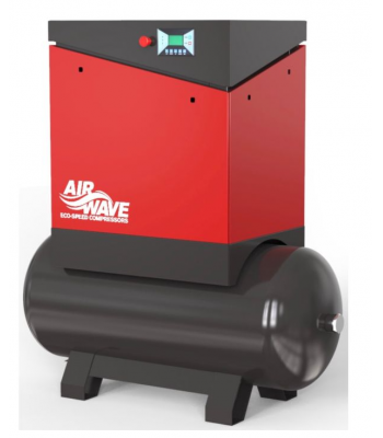 Airwave Eco-Speed 7.5hp/5.5Kw Compressor 20 CFM, max 10 Bar 300L Tank Mounted