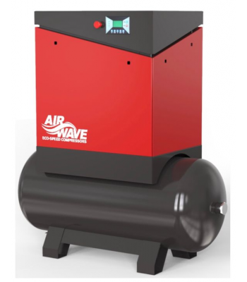 Airwave Eco-Speed 10hp/7.5Kw Compressor 32 CFM, max 10 Bar 300L Tank Mounted