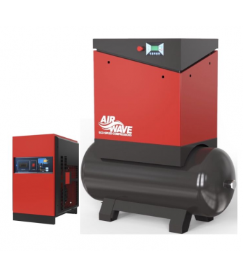 Airwave Eco-Speed 15hp/11Kw Compressor 52 CFM, max 10 Bar 300L Tank Mounted + Dryer