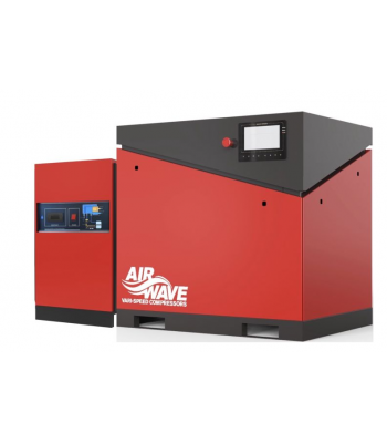 Airwave VARI-Speed, Variable Speed Compressor, 20hp/15Kw, 68 CFM, 6-10 Bar, Floor Mounted + Dryer