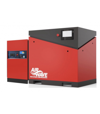Airwave VARI-Speed, Variable Speed Compressor, 30hp/22Kw, 124 CFM, 6-10 Bar, Floor Mounted + Dryer