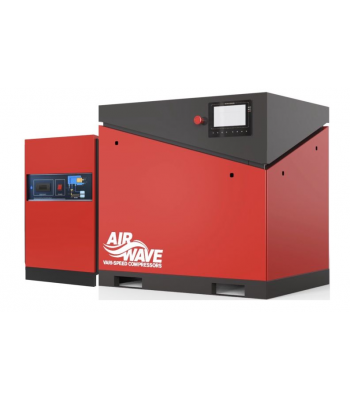 Airwave VARI-Speed, Variable Speed Compressor, 40hp/30Kw, 175 CFM, 6-10 Bar, Floor Mounted + Dryer