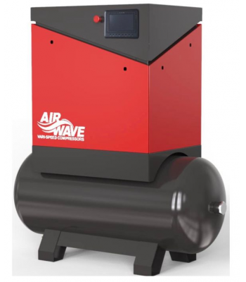 Airwave VARI-Speed, Variable Speed Compressor, 15hp/11Kw, 57 CFM, 6-10 Bar, 300L Tank Mounted