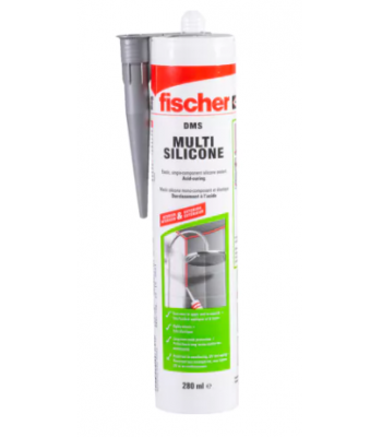 Fischer Multi-Silicone Standard DMS Transpart, 280ml, Quantity 24 - Code 040385