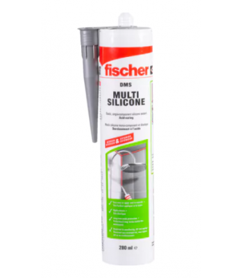 Fischer Multi-Silicone Standard DMS Grey, 280ml, Quantity 24 - Code 040389