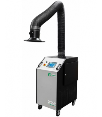 F-TECH Armur Steel Mobile Fume Extraction Unit With 7 inch  Touch Panel Control Available in 110v/240v/400v