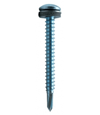 Evolution Fasteners 5.5 x 25mm Bi-Metal Low Profile Dome Head Screw Tek 3 (Box of 200) - A2DH5.5-25-3