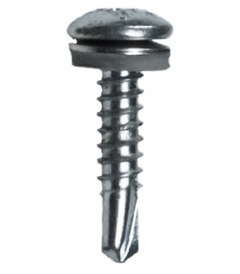 Evolution Fasteners 5.5 x 25mm A2 Bi-Metal Lowered Dome Head Screw Tek 3 (Box of 200) - A2LDH-12-5.5-25-3